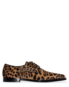 Фактурные туфли Millenials с леопардовым принтом Dolce&gabbana