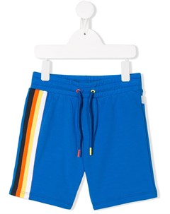 Спортивные шорты с контрастными полосками Paul smith junior