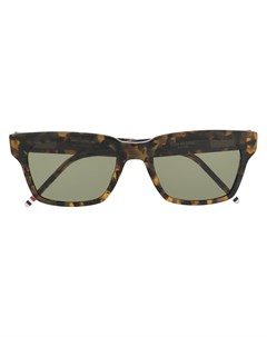 Солнцезащитные очки черепаховой расцветки Thom browne eyewear