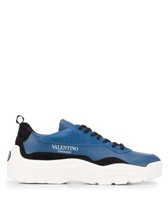 Кроссовки на шнуровке со вставками Valentino garavani