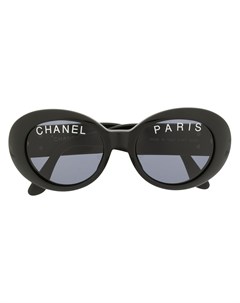 Солнцезащитные очки Jackie в круглой оправе с логотипом CC Chanel pre-owned
