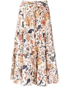 Ярусная юбка с цветочным принтом Ulla johnson