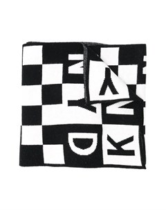 Клетчатый шарф с логотипом Dkny kids