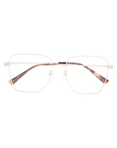 Массивные очки черепаховой расцветки Moschino eyewear