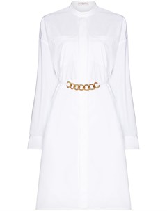 Платье рубашка с длинными рукавами и цепочкой Givenchy