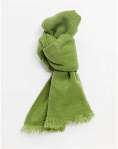 Легкий шарф цвета хаки Asos design