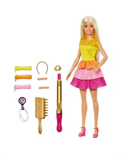 Кукла в модном наряде с аксессуарами для волос Barbie
