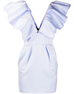 Приталенное платье со сборками Alexandre vauthier