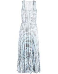 Плиссированное платье с принтом тай дай Proenza schouler white label