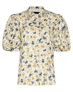 Рубашка с пышными рукавами и цветочным принтом Anouki