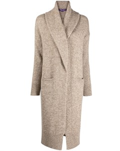 Кашемировое пальто кардиган вязки интарсия Ralph lauren collection