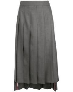 Плиссированная асимметричная юбка Thom browne