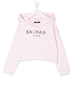 Худи с логотипом Balmain kids