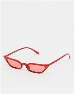 Красные солнцезащитные очки кошачий глаз Svnx
