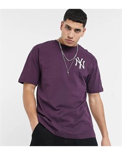 Фиолетовая футболка с логотипом команды New York Yankees MLB эксклюзивно для ASOS New era