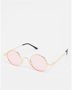 Золотистые солнцезащитные очки Svnx