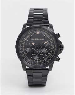 Черные часы с ремешком браслетом Cortlandt MK8755 Michael kors