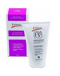 Эвиналь крем шампунь с экстрактом плаценты при выраженном выпадении волос для всех типов 150мл Evinal