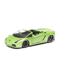 Коллекционная машинка 1 32 PLUS Lamborghini GALLARDO SPYDER зеленый Bburago