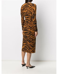 Платье с тигровым принтом Norma kamali
