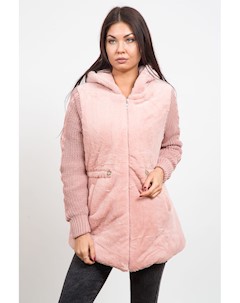 Пальто женское 907 L XL Розовый Stolnik