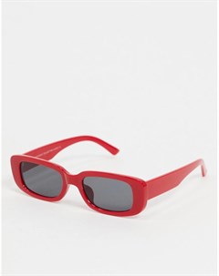 Солнцезащитные очки с красной оправой Svnx