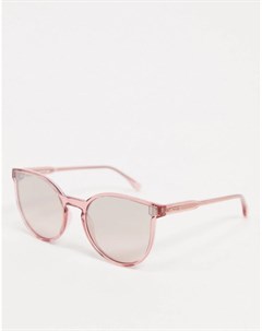Розовые солнцезащитные очки Lacoste