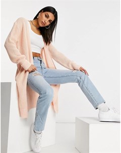 Розовый кардиган в стиле oversized Missguided