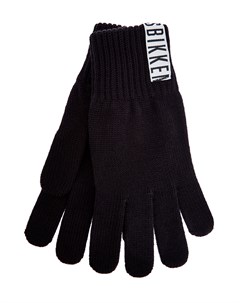 Монохромные перчатки из пряжи эластичной вязки Bikkembergs