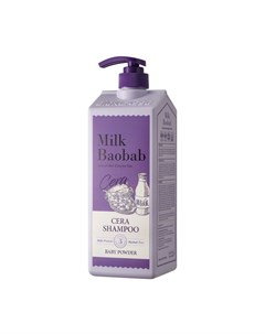 Шампунь для волос с керамидами с ароматом детской присыпки cera shampoo baby powder Milk baobab