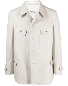 Однобортная куртка рубашка Maison margiela