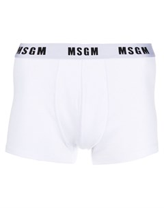 Боксеры с жаккардовым логотипом Msgm