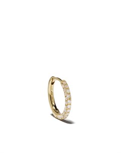 Серьга кольцо Giulia из желтого золота с бриллиантами White bird