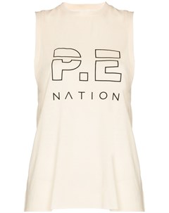 Топ без рукавов с логотипом P.e nation