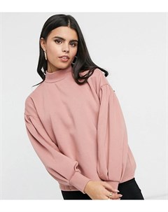 Розовый свитшот с высоким воротником Vero moda petite