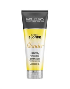 Шампунь Sheer Blonde Go Blonder Осветляющий для Натуральных Мелированных и Окрашенных Волос 250 мл John frieda