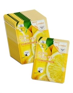 Маска Fresh Lemon Mask Sheet Тканевая для Лица с Лимоном 23 мл 3w clinic