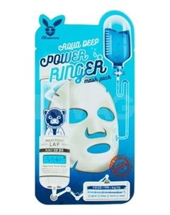 Маска Power Ringer Mask Pack Aqua Deep Увлажняющая Тканевая для лица с Гиалуроновой Кислотой 23 мл Elizavecca