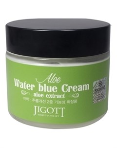 Крем Aloe Water Blue Cream Увлажняющий для Лица с Экстрактом Алоэ 70 мл Jigott