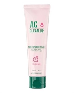 Маска AC Clean Up Pink Powder Mask с Розовой Глиной для Проблемной Кожи 100 мл Etude house
