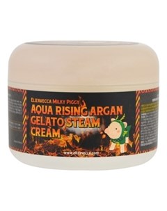 Крем Milky Piggy Aqua Rising Argan Gelato Steam Cream Паровой Увлажняющий с Маслом Арганы 100г Elizavecca