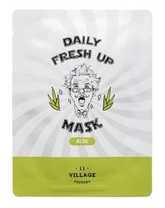Маска Daily Fresh Up Mask Aloe Тканевая с Экстрактом Алоэ 20г Village 11 factory