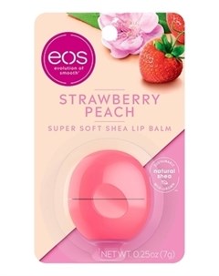 Бальзам Flavor Strawberry Lip Balm для Губ на Картонной Подложке 7г Eos