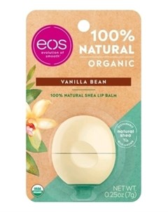 Бальзам Organic Vanilla Bean Lip Balm для Губ на Картонной Подложке 7г Eos