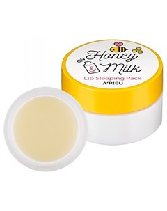 Маска Honey Milk Lip Sleeping Pack для Губ Ночная с Медом и Молочными Протеинами 6 мл A'pieu