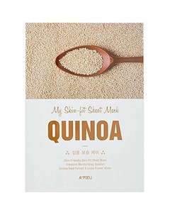 Маска My Skin Lit Sheet Mask Quinoa для Лица Тканевая с Экстрактом Киноа 25г A'pieu