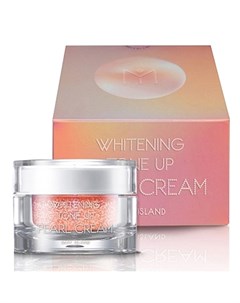 Крем Whitening Tone Up Pearl Cream для Лица c Жемчужной Пудрой 50г May island