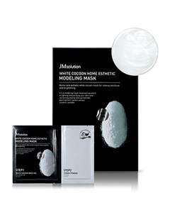 Маска White Cocoon Home Esthetic Modeling Mask с Протеинами Шелкопряда и Жемчугом 55г Jmsolution