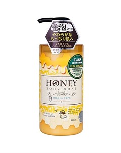 Гель Honey Milk для Душа Увлажняющий с Экстрактом Меда и Молока 500 мл Funs