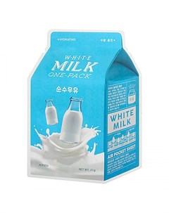 Маска White Milk One Pack Тканевая Йогуртовая с Молочными Протеинами 21г A'pieu